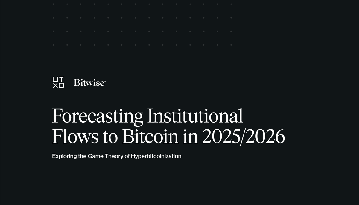 Forecasting Institutional Flows to Bitcoin in 2025/2026